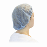 Polypropylene Disposable Bouffants, 24" Blue cs/1000